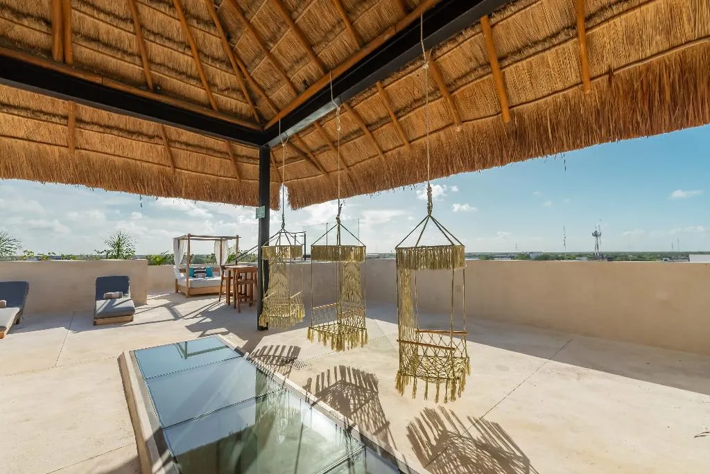 Terrace, Prana Tulum Boutique Hotel, Cancun Area
