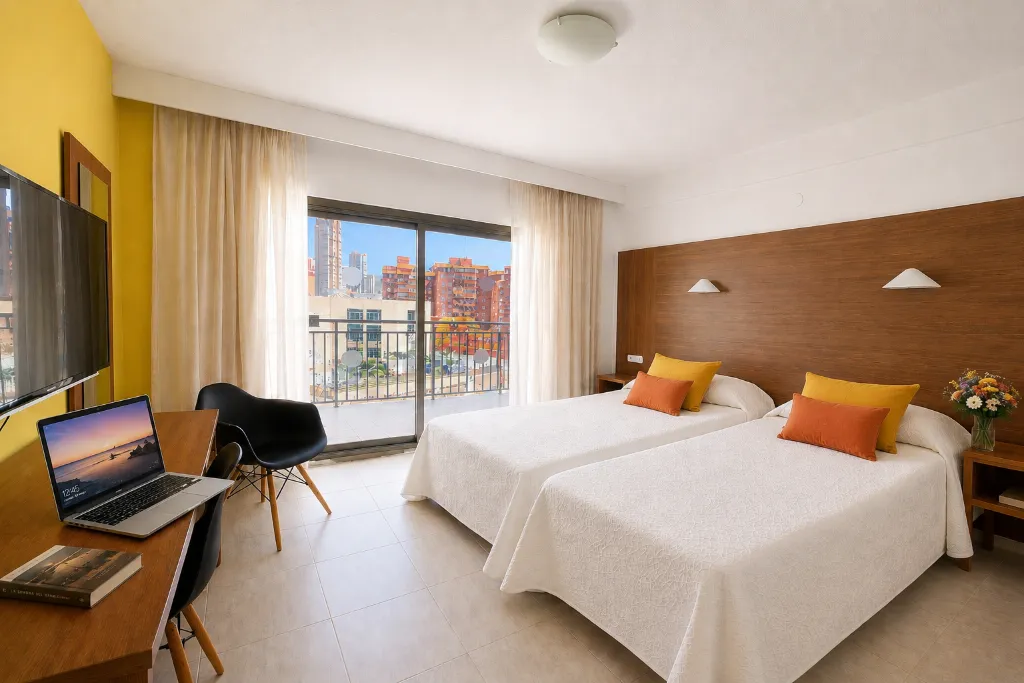 Double or Twin WITH BALCONY Room, Prince Park Hotel, Costa Blanca