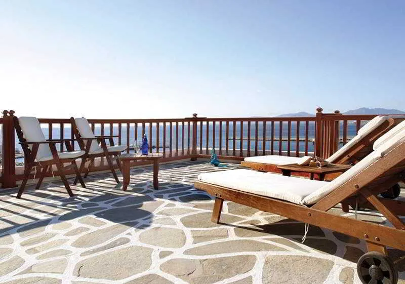 Terrace, Petasos Chic Hotel, Mykonos
