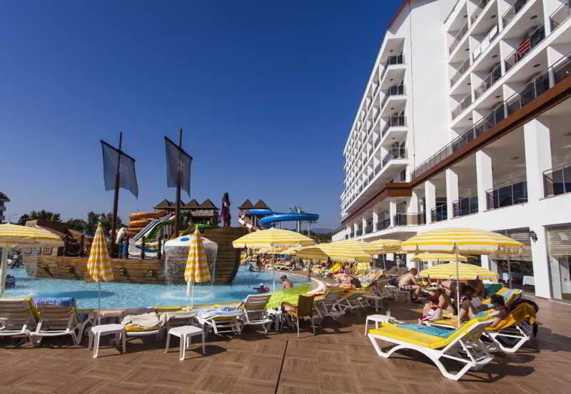 Terrace, Eftalia Splash Resort, Antalya