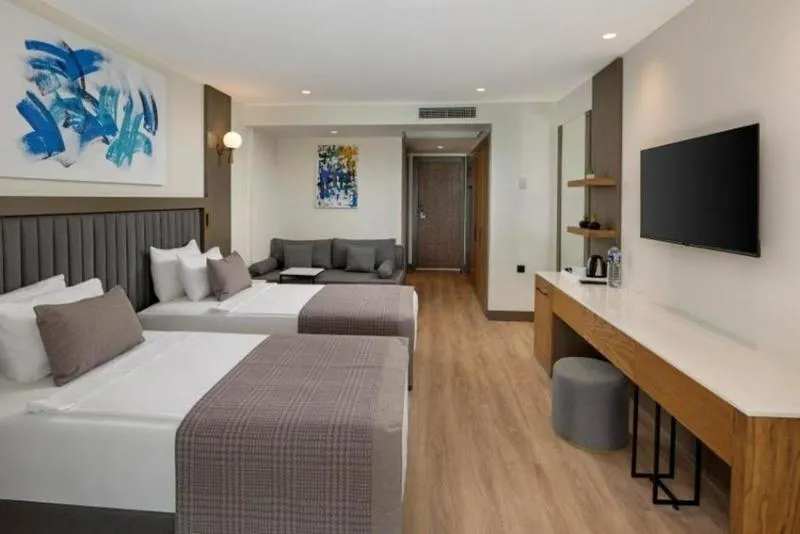 DOUBLE SINGLE USE SUPERIOR SIDE SEA VIEW Room, Dobedan World Palace Ex Alva Donna, Antalya