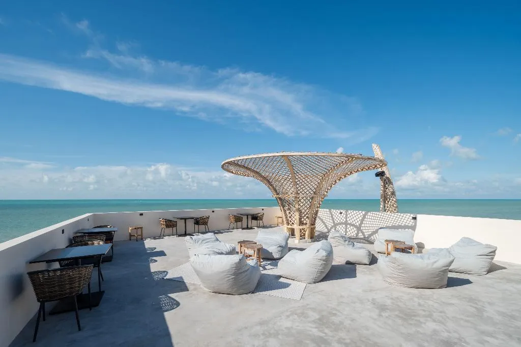 Terrace, Ana y Jose Hotel & Beach Club Holbox, Cancun Area
