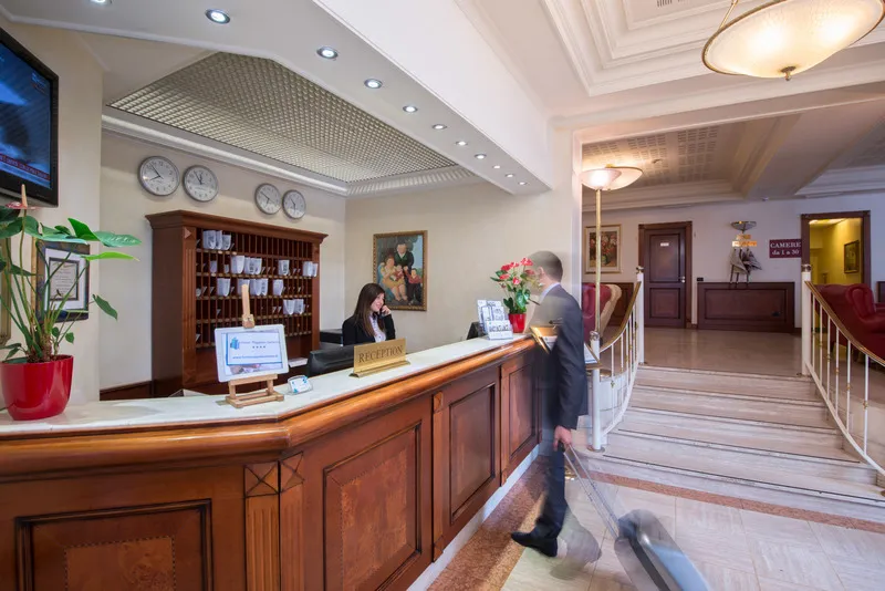 Lobby, Just Hotel Saronno, Milan