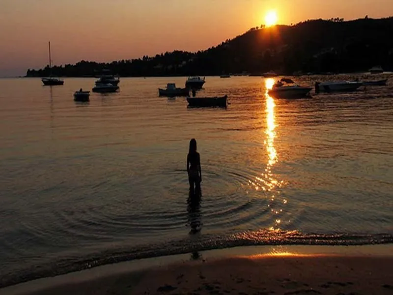 Beach, Villa Kavourakia, Skiathos
