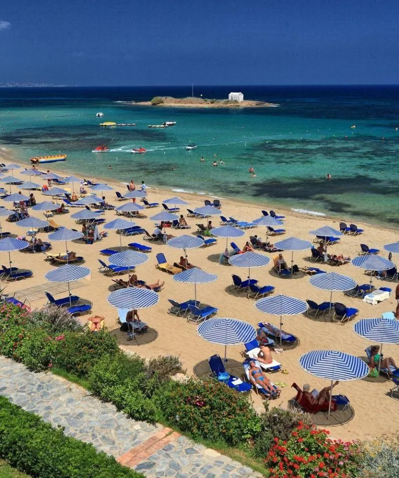 General view, Sirens Beach, Crete
