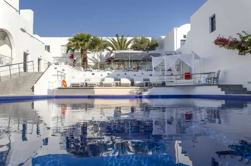 Pool, RK Beach hotel, Santorini