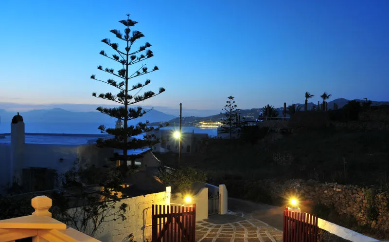 General view, Loukas Pension, Mykonos