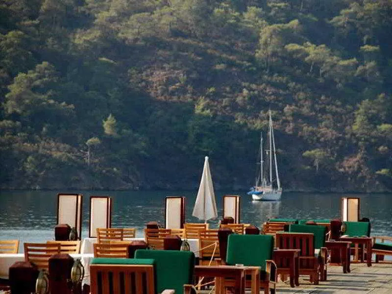 Terrace, The Bay Beach, Dalaman