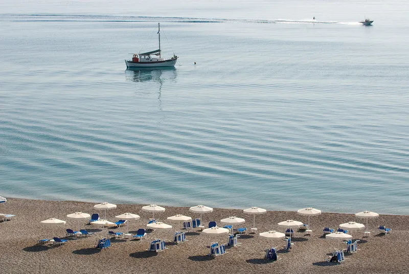 Beach, Lindos White hotel & suites, Rhodes