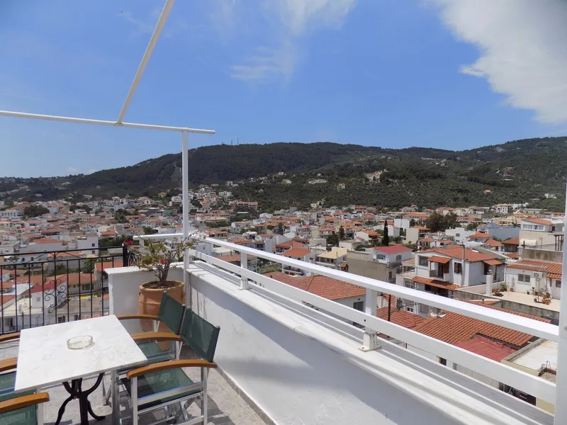 Terrace, Pension Margarita, Skiathos