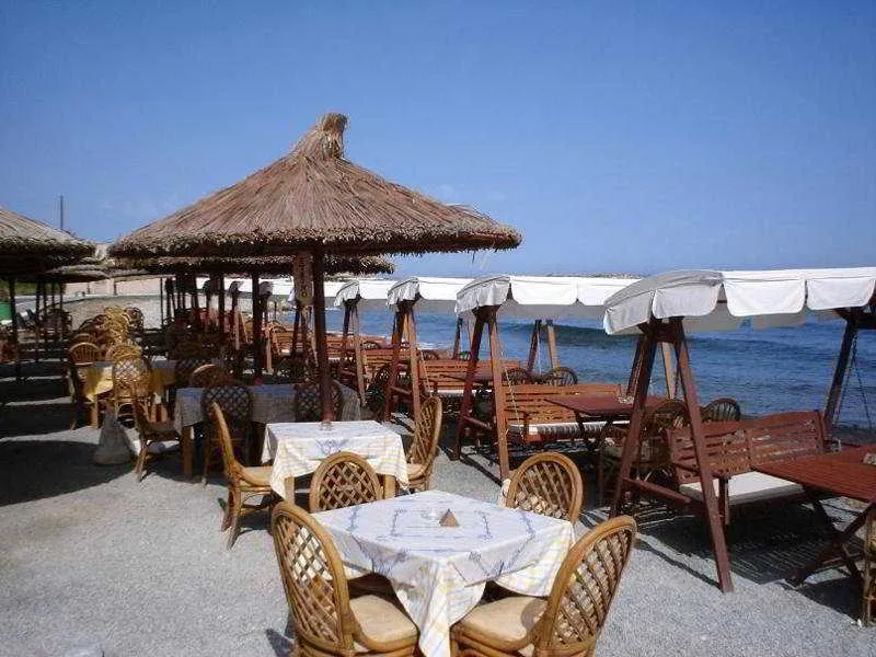 Terrace, Kaissa Beach, Crete