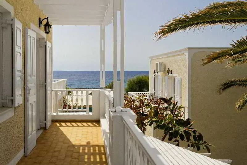 Terrace, Dolphins, Santorini