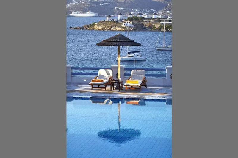 General view, Grand Beach, Mykonos