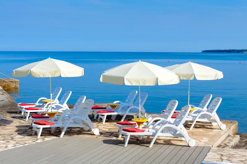 Beach, Hotel Umag  Plava Laguna, Istria