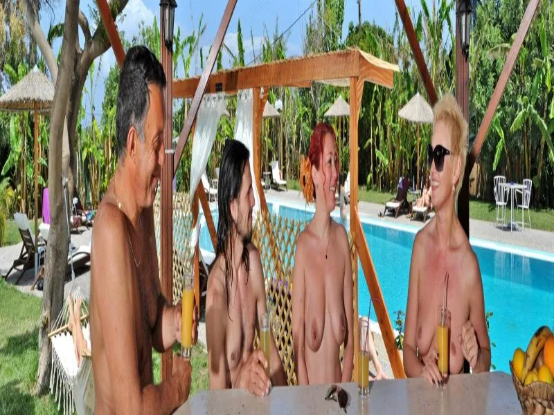 Bar, Naturist Angel Club Hotel, Rhodes