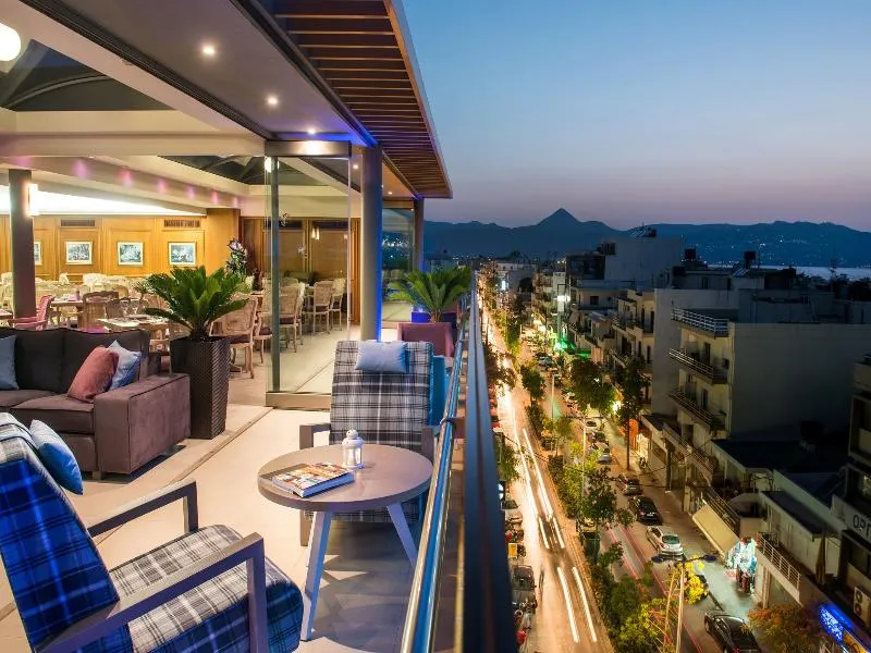 Terrace, Castello City, Crete