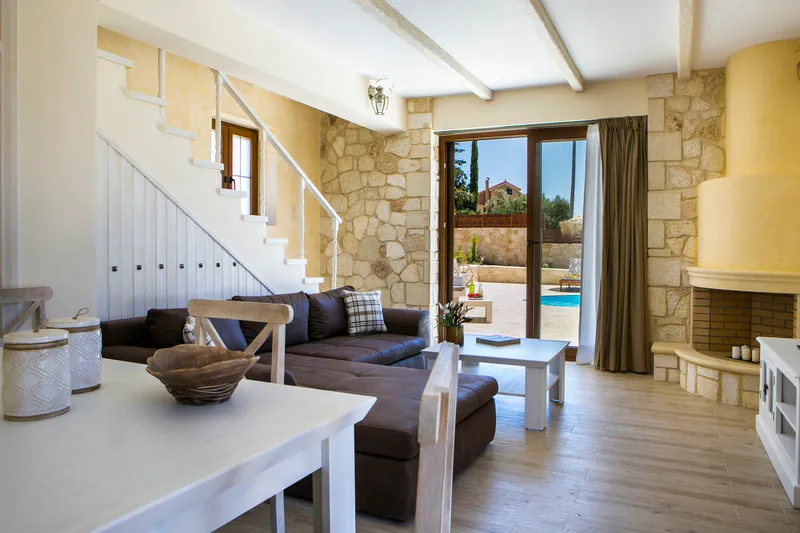 VILLA TWO BEDROOMS WITH PRIVATE POOL Room, Villa Ydria, Kefallinia