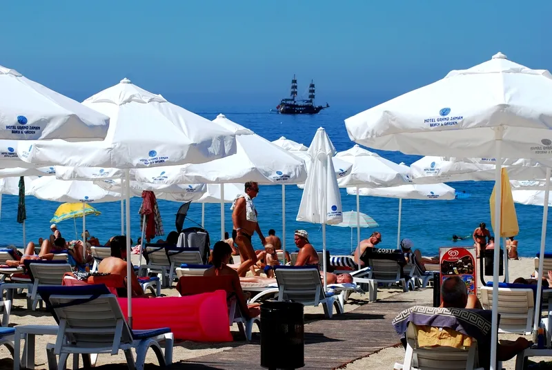 Beach, Grand Zaman Garden Hotel, Antalya