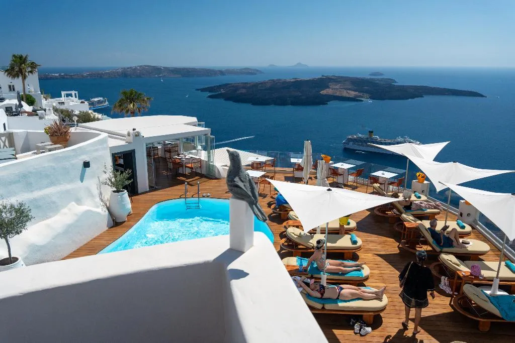 Bar, Sun Rocks Boutique Hotel | Caldera View Suites, Santorini