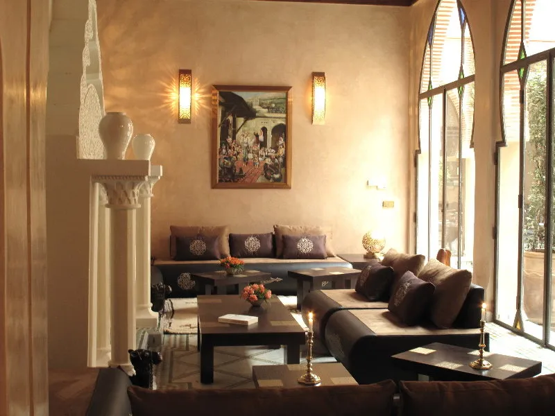 General view, Riad Le Perroquet Bleu, Marrakech