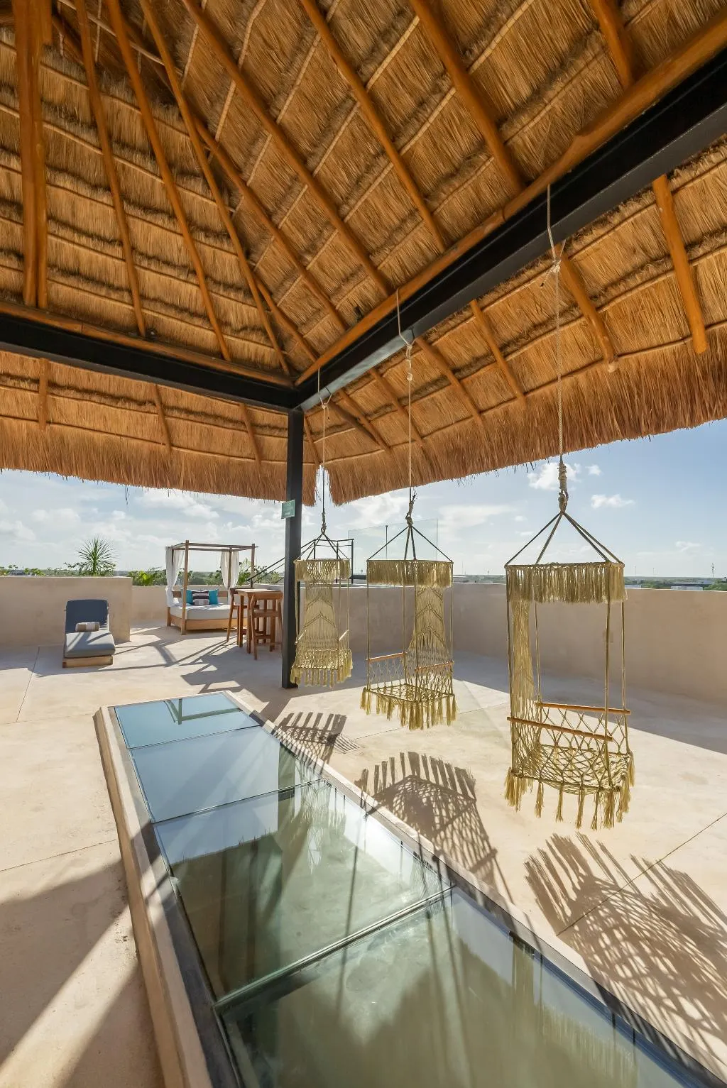 Terrace, Prana Tulum Boutique Hotel, Cancun Area