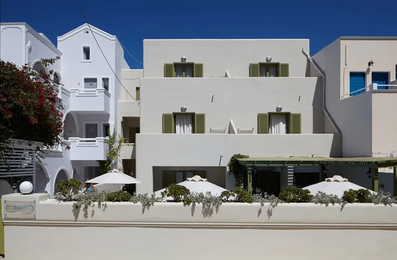General view, Studios Marios, Santorini