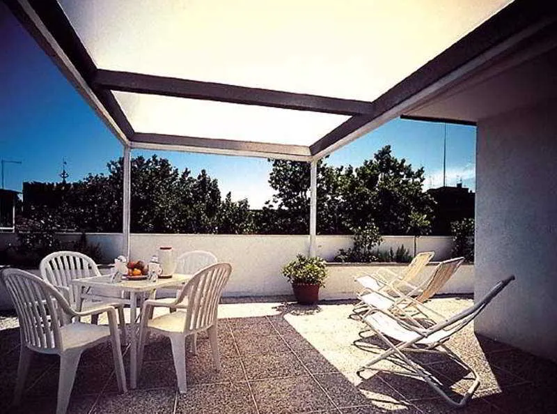 Terrace, Hotel Aurora, Venice