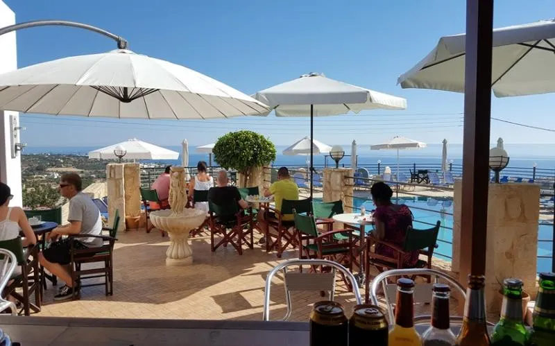 Terrace, Amazones Village Suites, Crete
