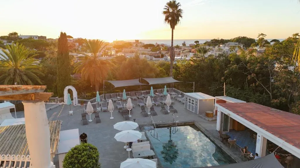 Terrace, Hotel Terme Colella, Naples