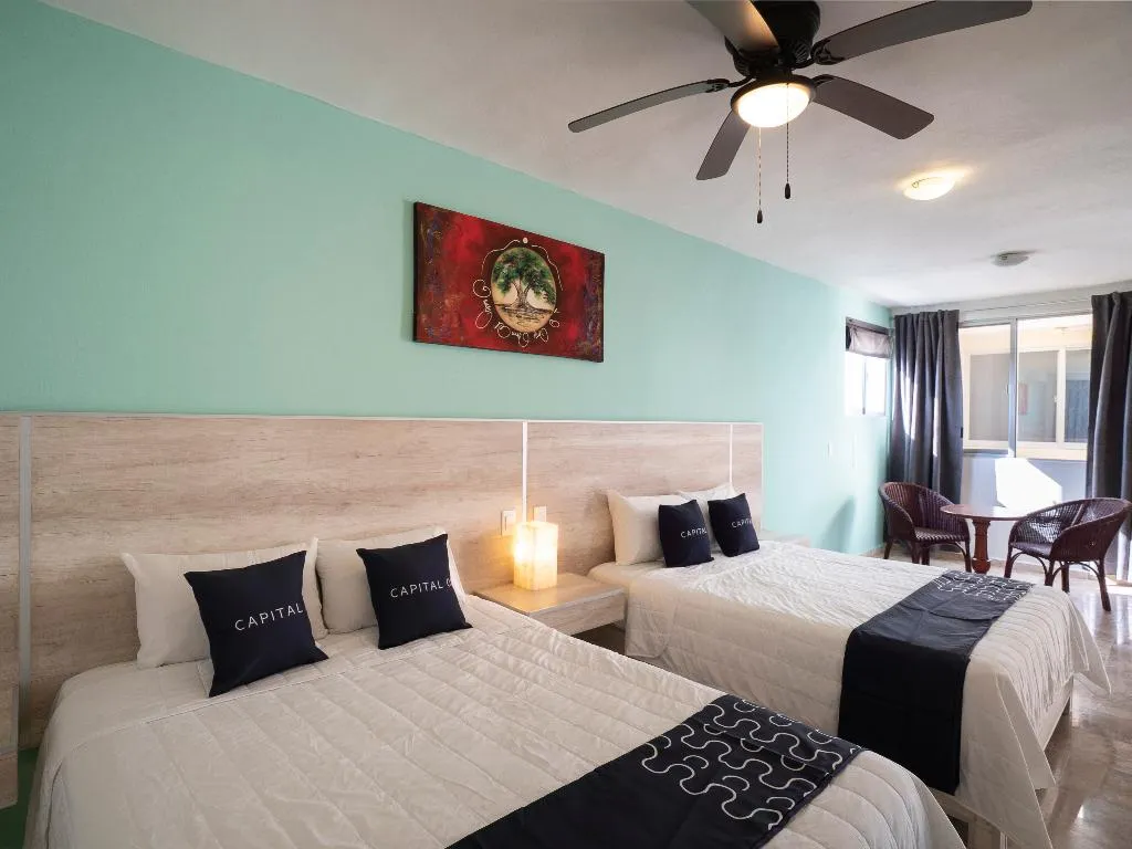 Room TWO DOUBLE BEDS Room, Hotel Punta Esmeralda, Playa Del Carmen