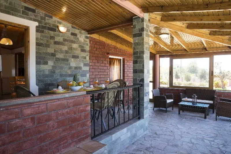 Terrace, Elia Stavros Villas, Crete