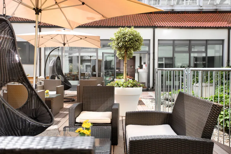 Terrace, Hotel Berlin, Berlin, Berlin