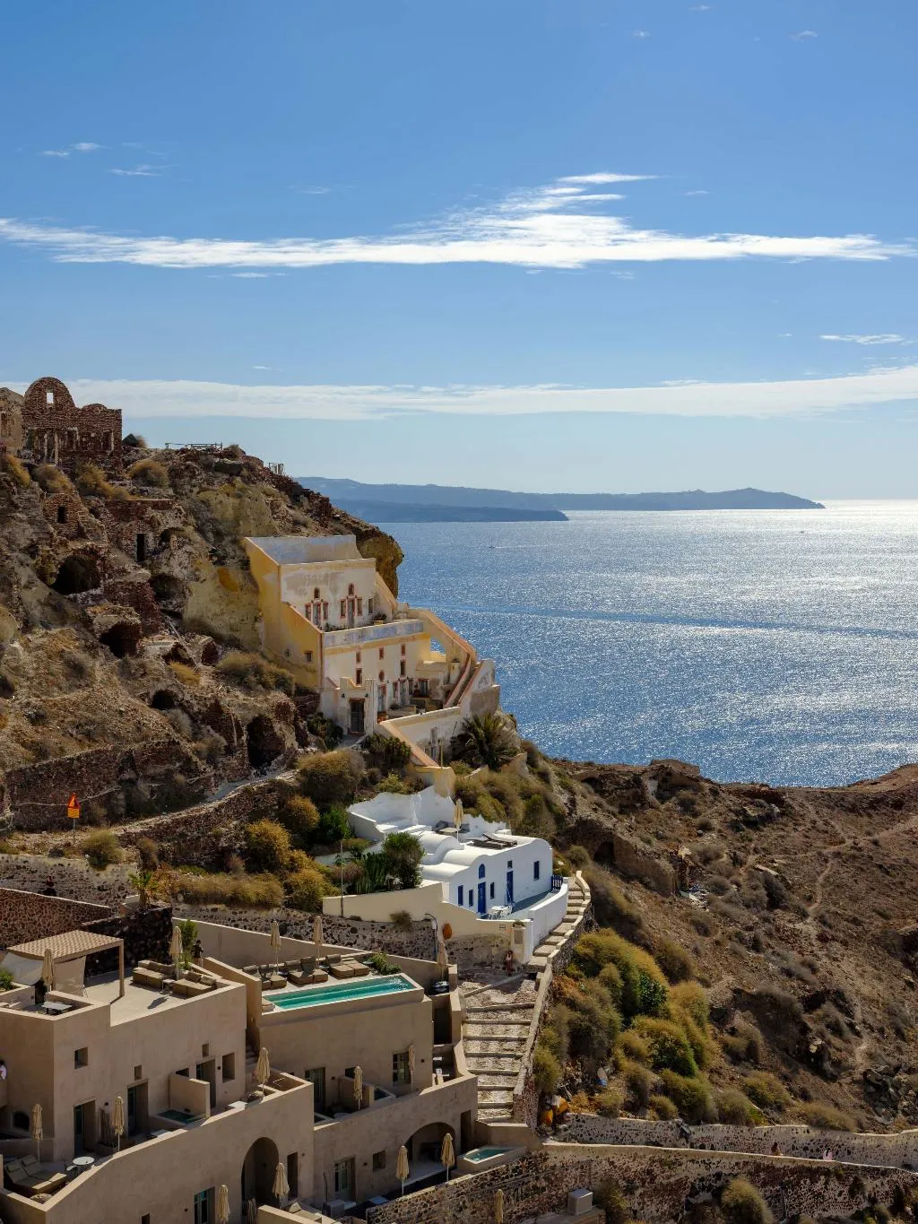 Lobby, Fanari Villas, Santorini
