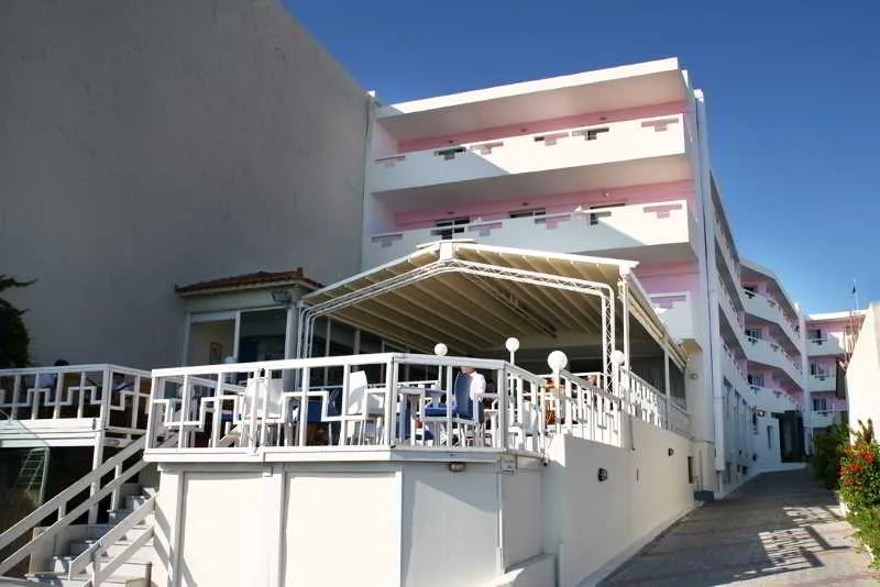 Terrace, Evelyn Beach, Crete