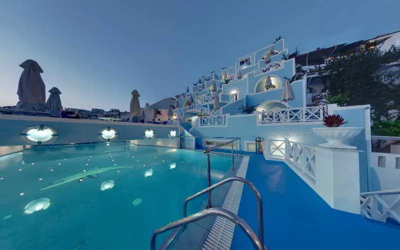 Pool, Kafieris Blue Apartments, Santorini