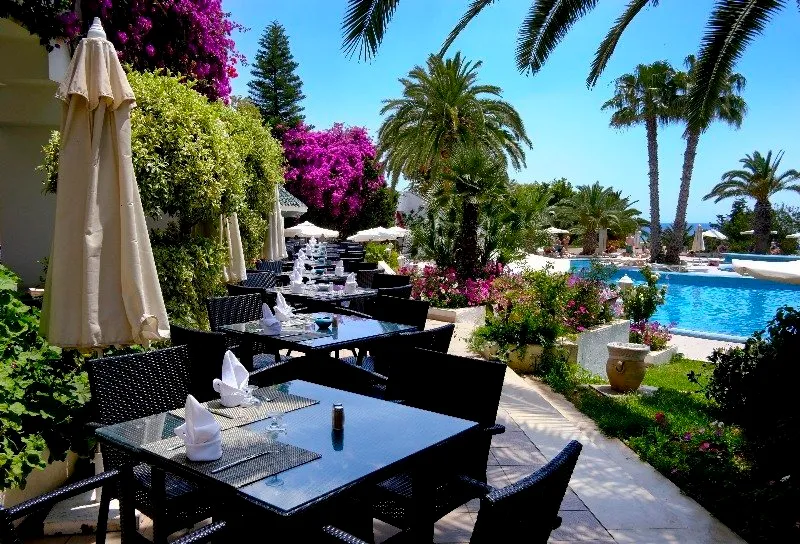 Terrace, Sol Azur Beach & Congrès, Tunisia