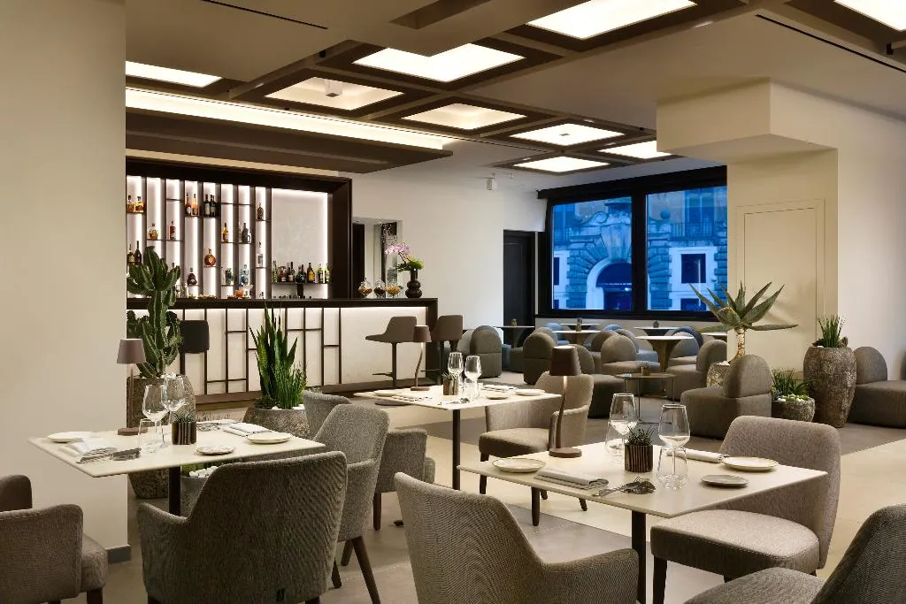 Restaurant, Grand Hotel Palatino, Rome