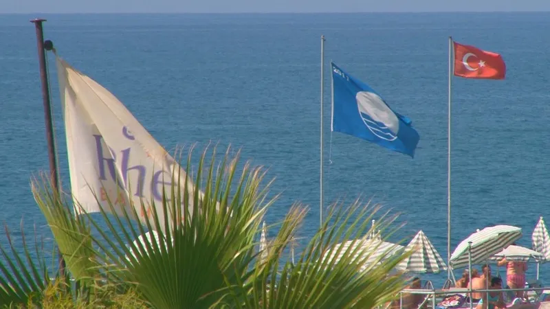 General view, Rheme Beach, Antalya