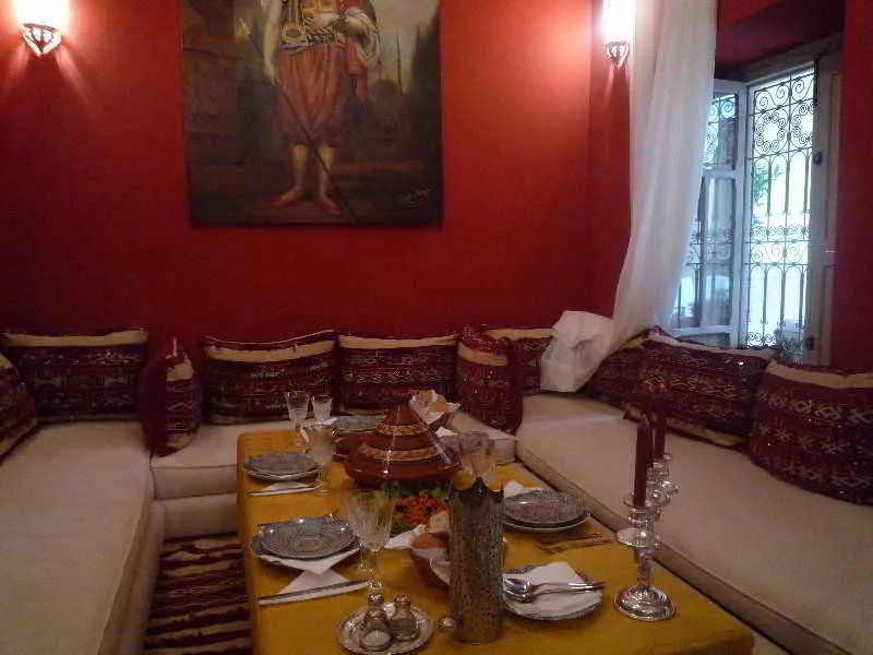 Restaurant, Riad Azoulay, Marrakech