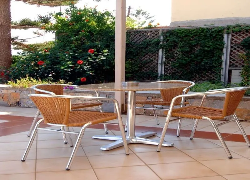 Terrace, Creta Solaris Hotel Apartments, Crete