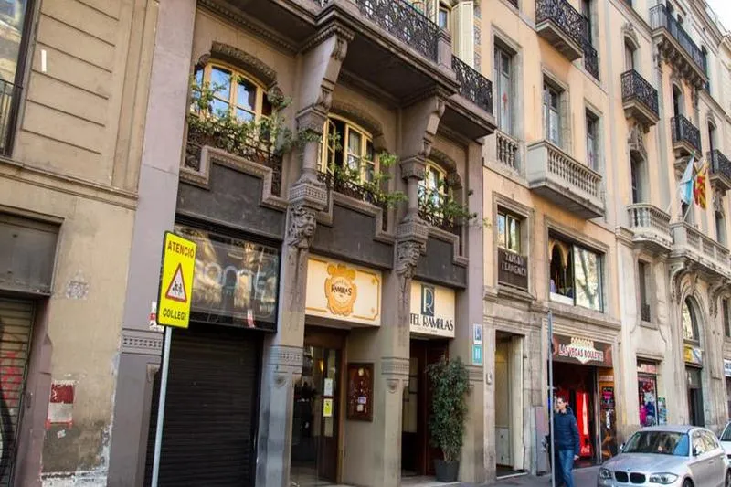 General view, Ramblas Barcelona, Barcelona