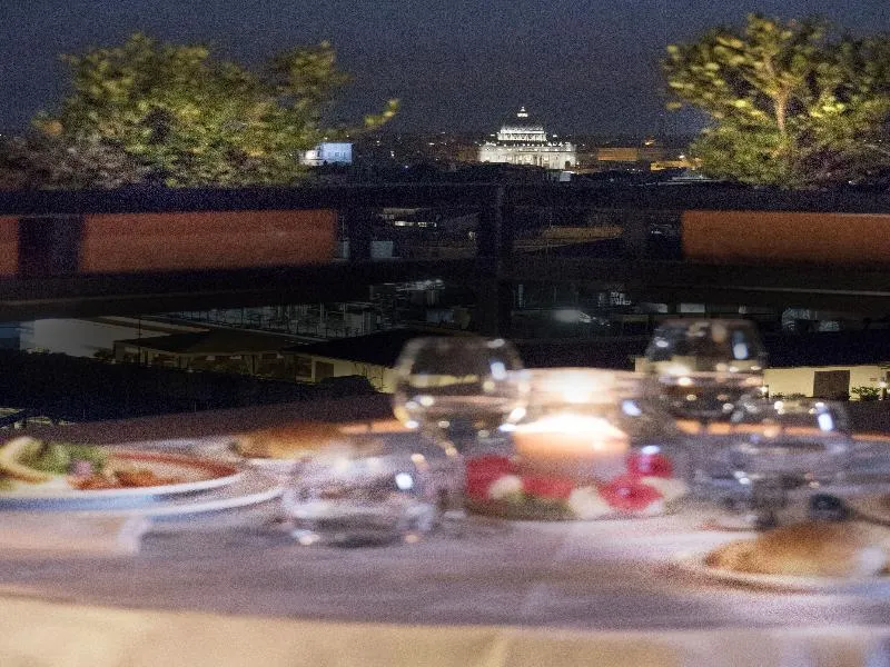 Terrace, Diana Roof Garden, Rome