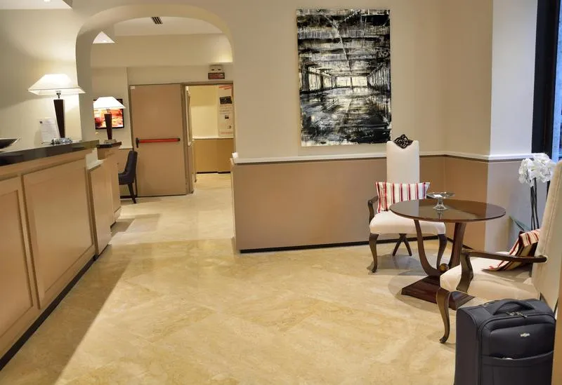 Lobby, Hotel Lloyd Roma, Rome