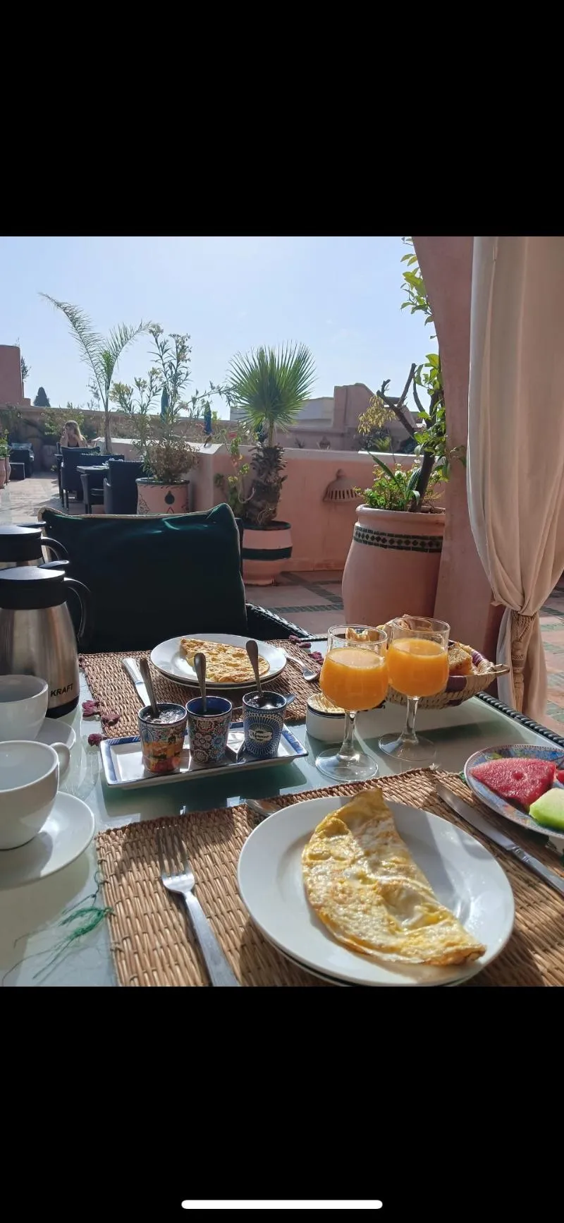 Terrace, Riad and Spa Esprit Du Maroc, Marrakech