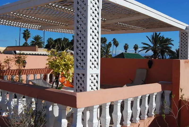 Terrace, Riad Les Oliviers and Spa, Marrakech