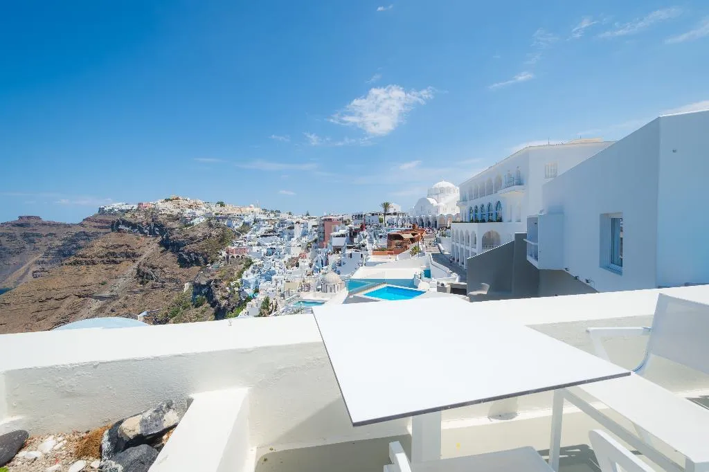 Terrace, Pantelia Suites, Santorini