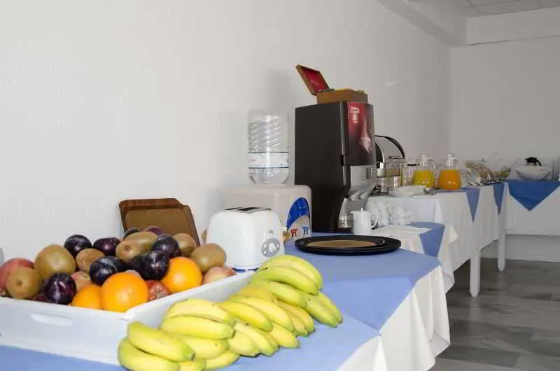 Restaurant, RK Beach hotel, Santorini
