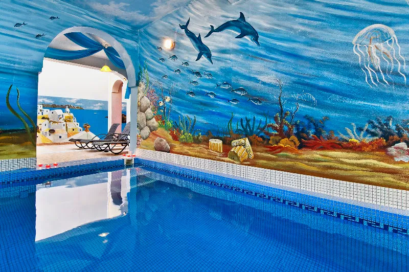 Pool, Petros Villa, Santorini