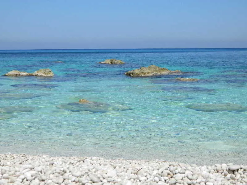 Beach, Petani Bay, Kefallinia