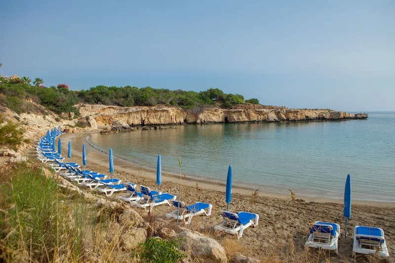 Beach, Malama Beach Holiday Village, Cyprus